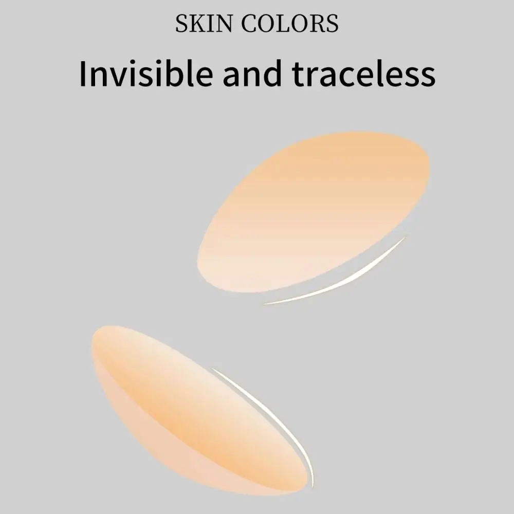 Draagbare herbruikbare tepelhoes Waterdichte ultradunne borstpatch Onzichtbare beha Reizen