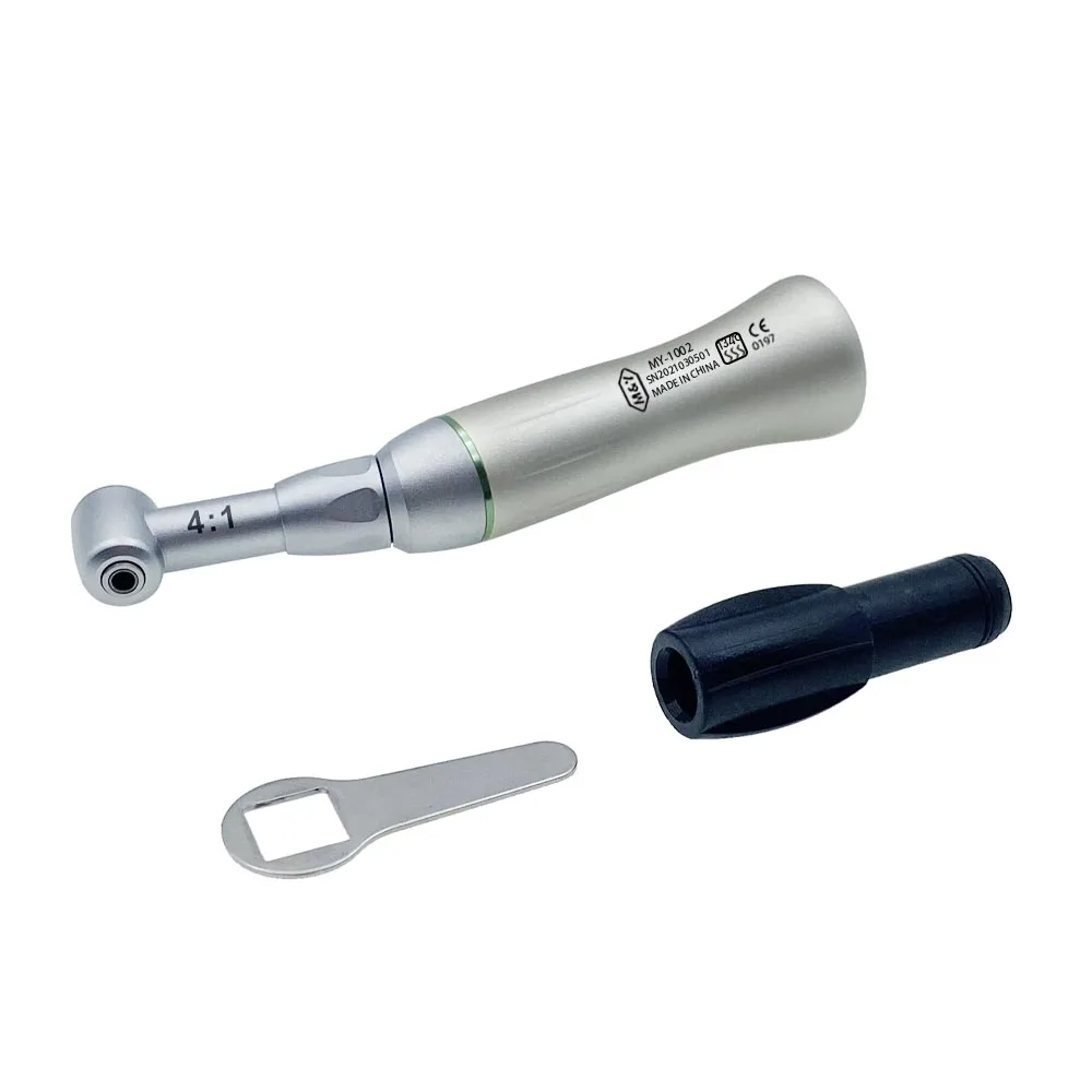 

de ntal 4:1 reduction contra angle handpiece Air motor slow speed contra angle handpiece