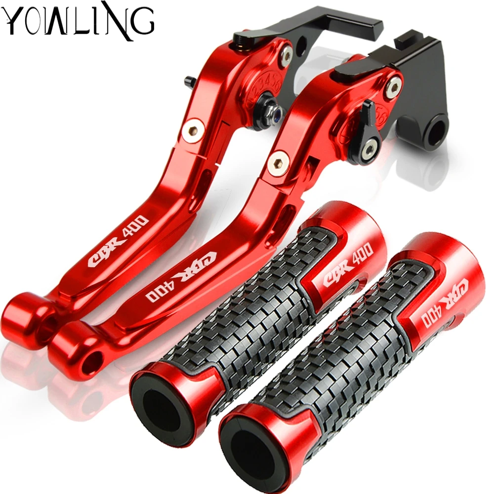 

Motorcycle Grips CBR400 Handle Grips Handlebar Brake Clutch Levers For Honda CBR400 1986 1987 1988 1989 1990 1991 1992 1993 1994