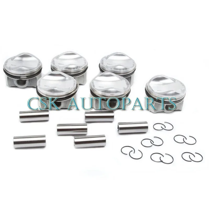 ยกเครื่องสร้างลูกสูบพอดีสําหรับ A6 A7 A8 CREC CREH CREG CTDA 3.0T เครื่องยนต์