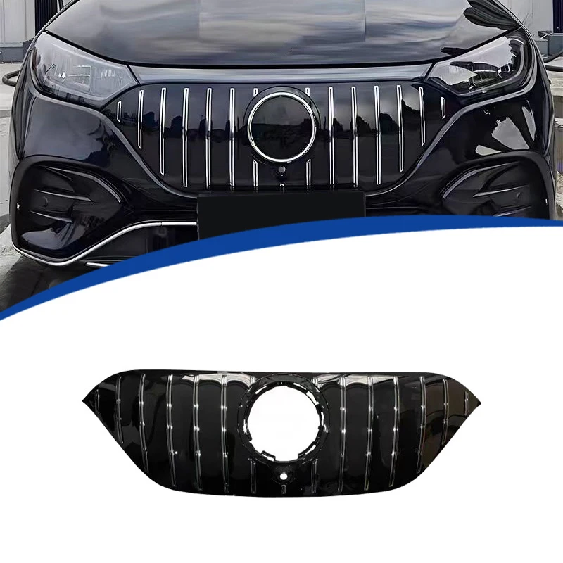Car Front Bumper Centre Grille Panel Grills For Mercedes EQE Class W294 X294 SUV EQE350 EQE500 2023 2024