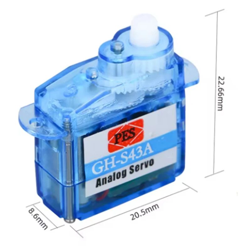 GH-S37D GH-S43D Servo Motor Digital 3.7g 4.3g Mini Micro-Servo for RC Airplane Helicopter Truck Boat Car Robot-DT30