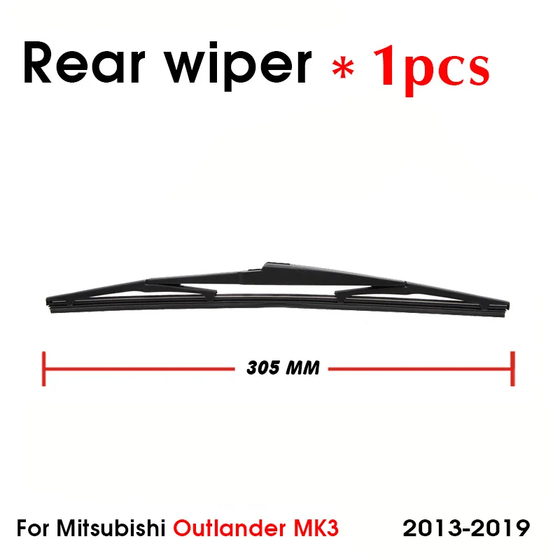 Picture 3: Car Wiper Front Rear Blades Set 2013 2014 2015 2016 2017 2018 2019 Front Rear Window 26