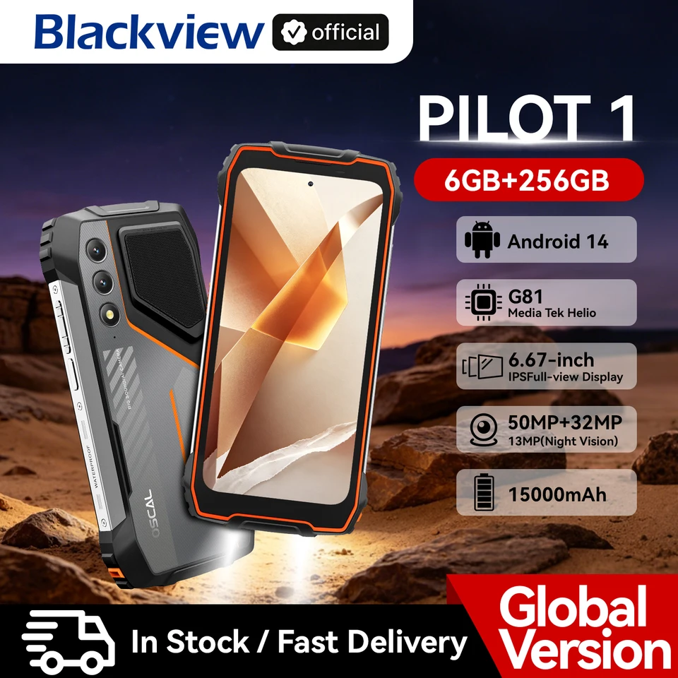 Blackview OSCAL PILOT 1 6GB+256GB Rugged Phone 15000mAh