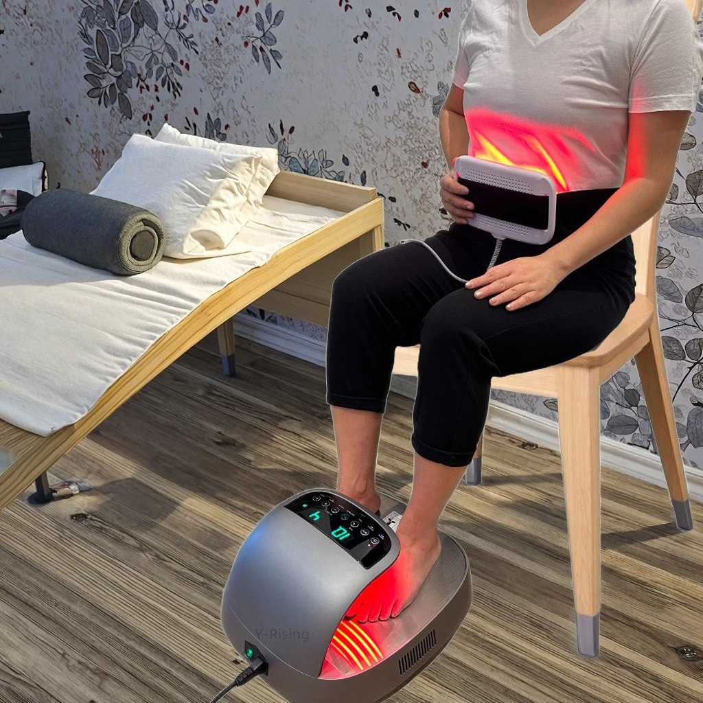 

Wentun 1.0 Foot Spa 2-in-1 Foot Massage with Red Blue Light Display Stainless Steel Material Tera Hz IMD Screen for Elderly