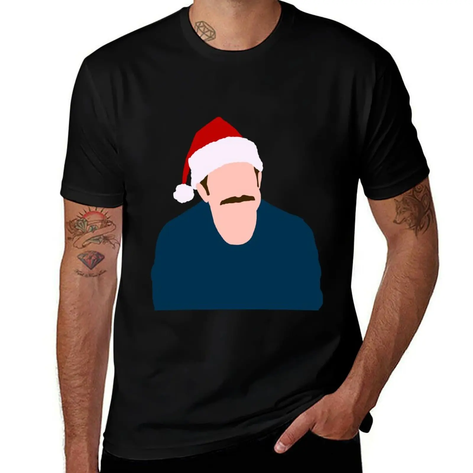 

santa ted T-Shirt Basic Solid Tee for Daily Use