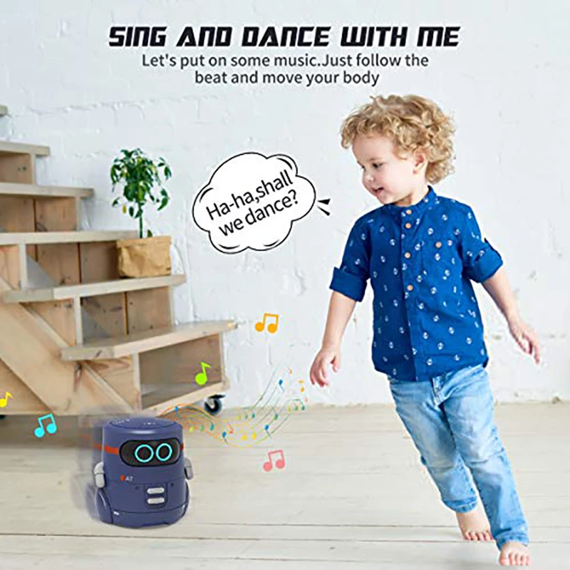 Smart RC Roboter Spielzeug für Kinder Touch Funktions roboter vorhanden mit interaktiven elektronischen Roboter Spielzeug mit Tanzmusik zu Fuß