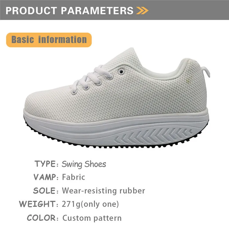 INSTANTARTS Spring Autumn Women\'s Swing Shoes Mesh Woman Platform Footwear Female Nurse Shoe Medical ECG Medicine Print Sneakers