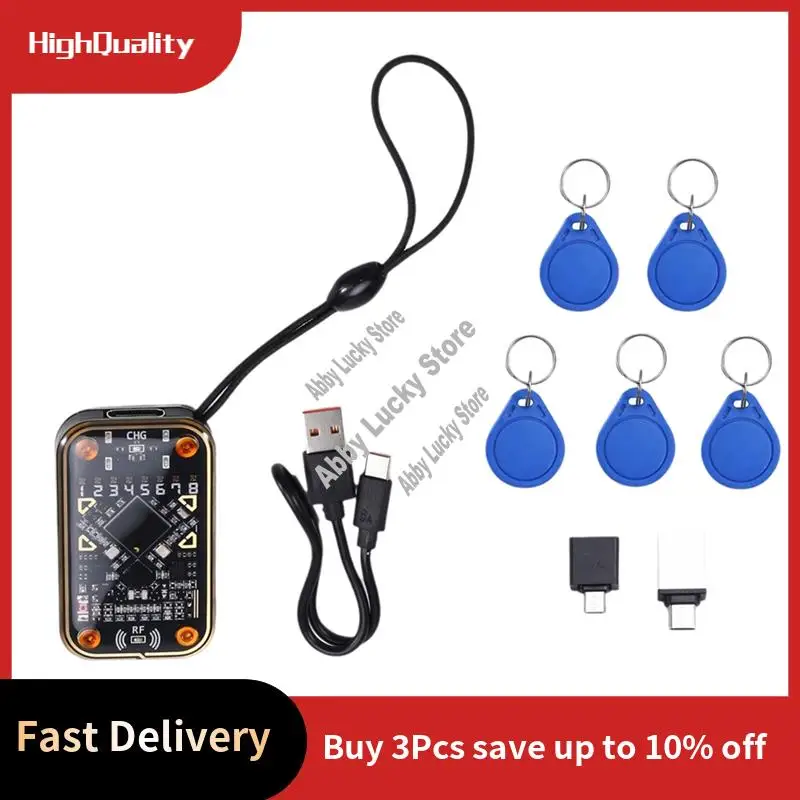 RFID Smart Chip Reader Kit Smartcard Emulator RFID Emulator Em125khz IC 13.56Mhz Badge Decode Support Clone Card-A79U