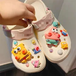 1 Set Cute Cartoon DIY Shoes Charms for Crocs Charms Pack Sale for Crocs Shoes Accessories Shoes Clogs Decorations Kids Gifts