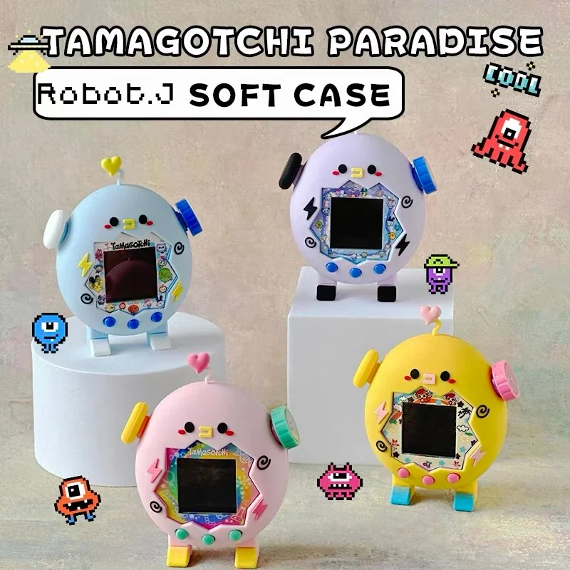 

Подходит для Tamagotchi Paradise, вертикальный силиконовый защитный чехол, украшение стола, стоячий защитный чехол, милые подарки