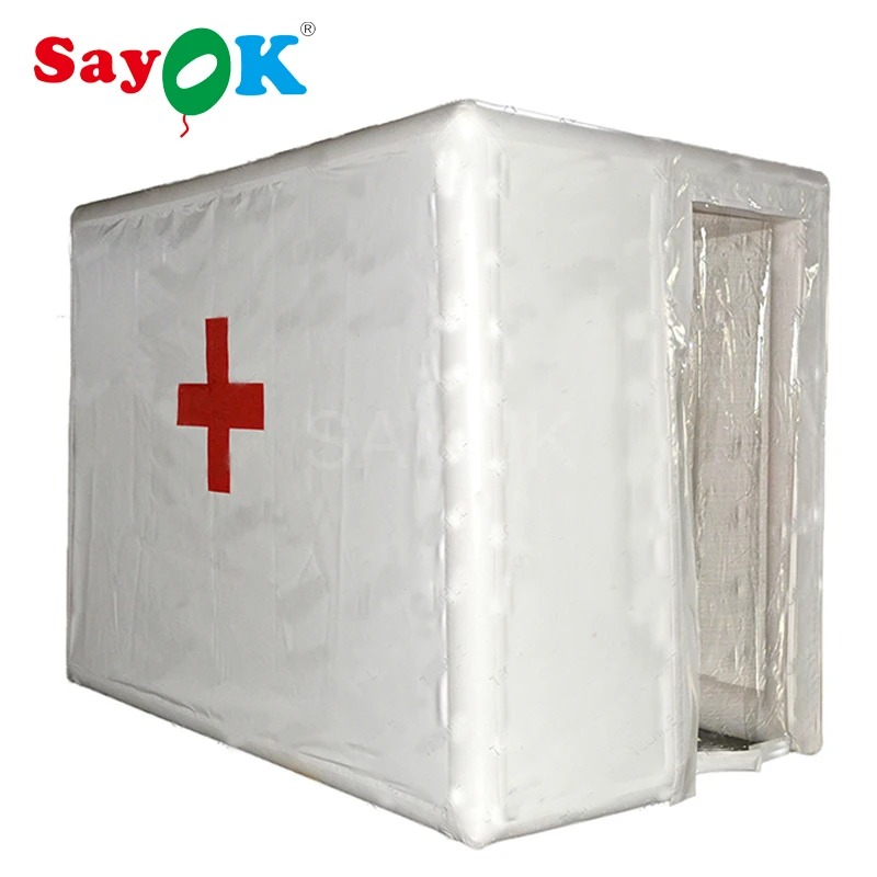 Pvc Inflatable Disinfection Tunnel With Sprayer Sterilisation Channel Inflatable Medical Tent For Hospital/dental Clinic//hotel