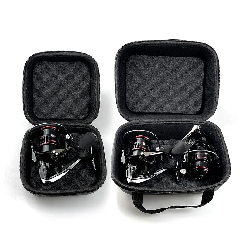 

Вращающаяся сумка для рыбалки, защитный чехол из искусственной кожи, сумка для хранения катушек, противоударная, водонепроницаемая, S/M/L, размеры, сумка для хранения рыболовных снастей, вмещает 1-2