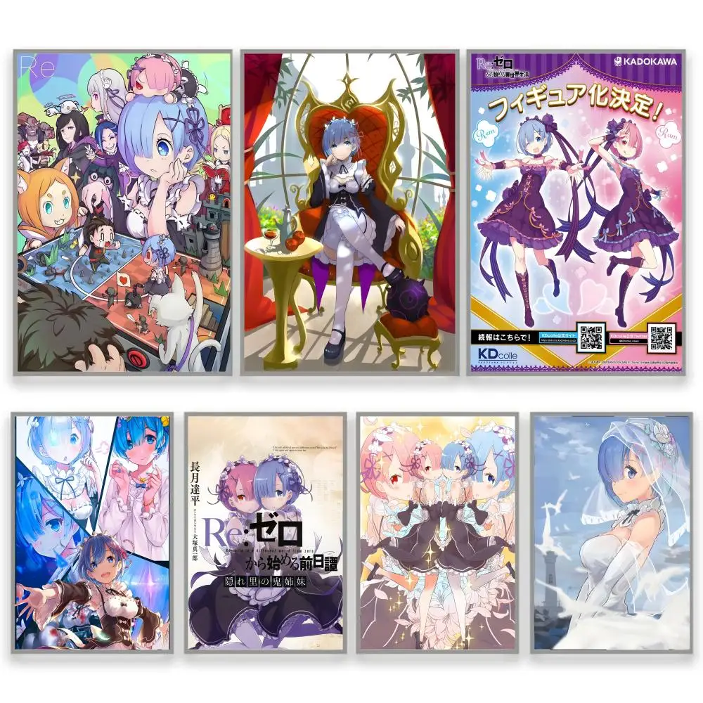 إعادة Z-Zero R-Rem أنيمي المشارك HD أنيمي الساخن موضوع المغني/OST/فيلم مقاوم للماء الذاتي عصا ديكور المنزل