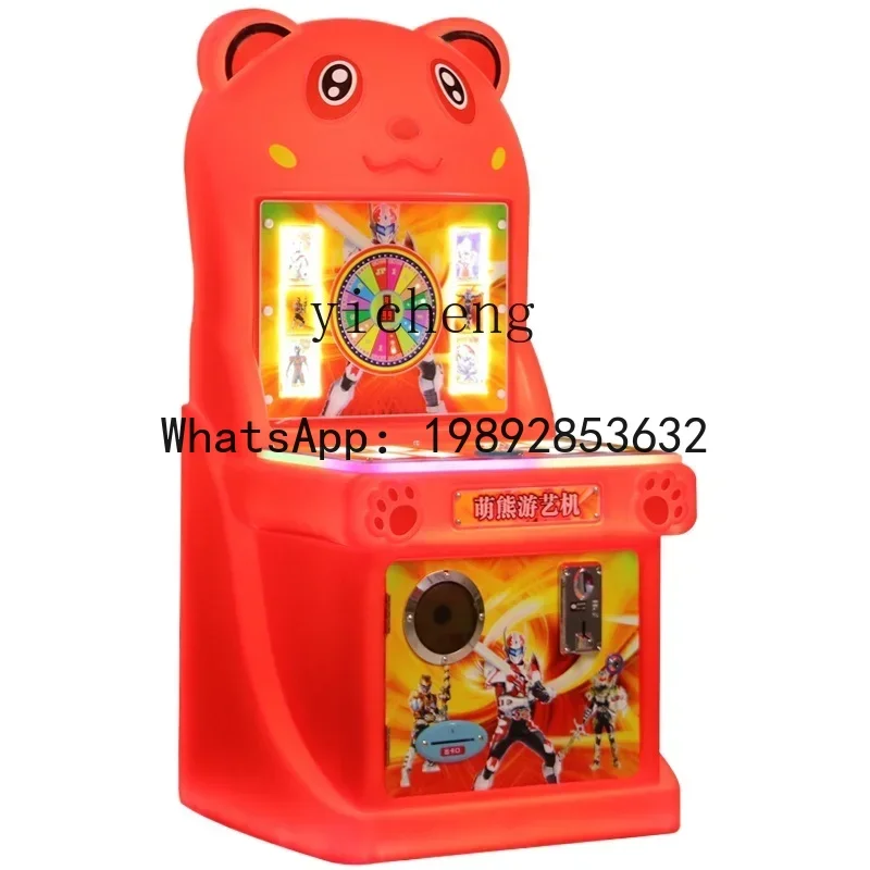 آلة الكرة والدبابيس المعدنية للأطفال من ABC آلة ألعاب العودة آلة Gashapon الأوتوماتيكية للترفيه