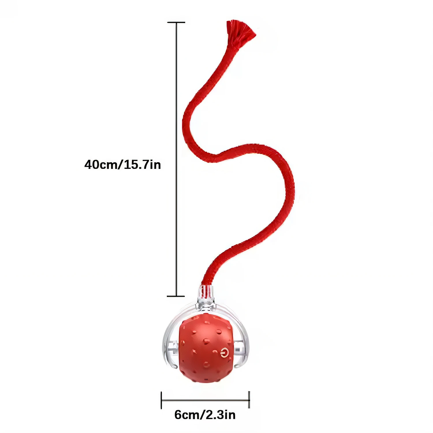 Interactive USB Rechargeable Automatic Rolling Cat Toy with Chirp Sound & LED Light, High-Speed Motion Pet Ball for Indoor/Outdo