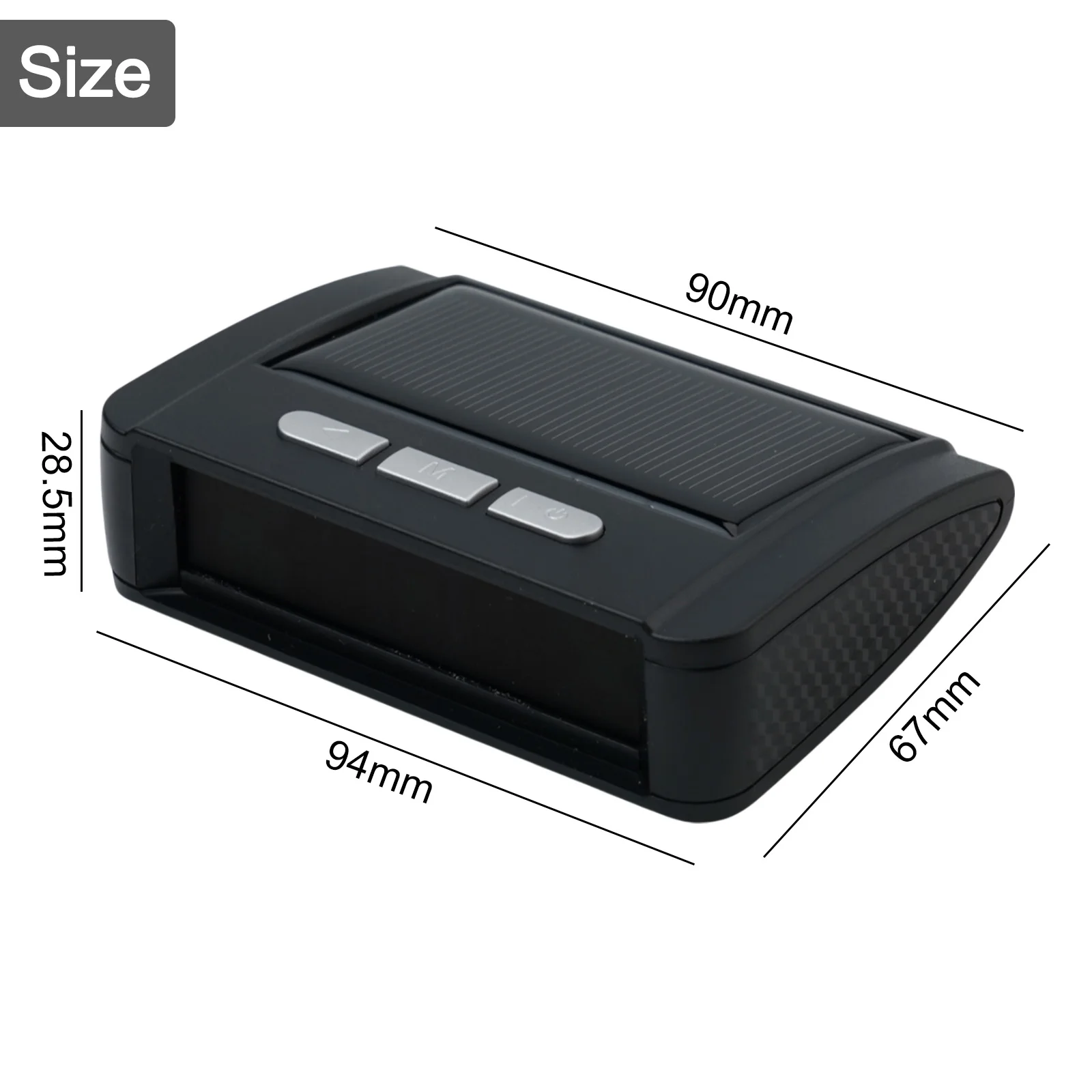 Sleek Design Car Tire Monitoring Device with Advanced Features Real Data Display through Wireless External Sensors