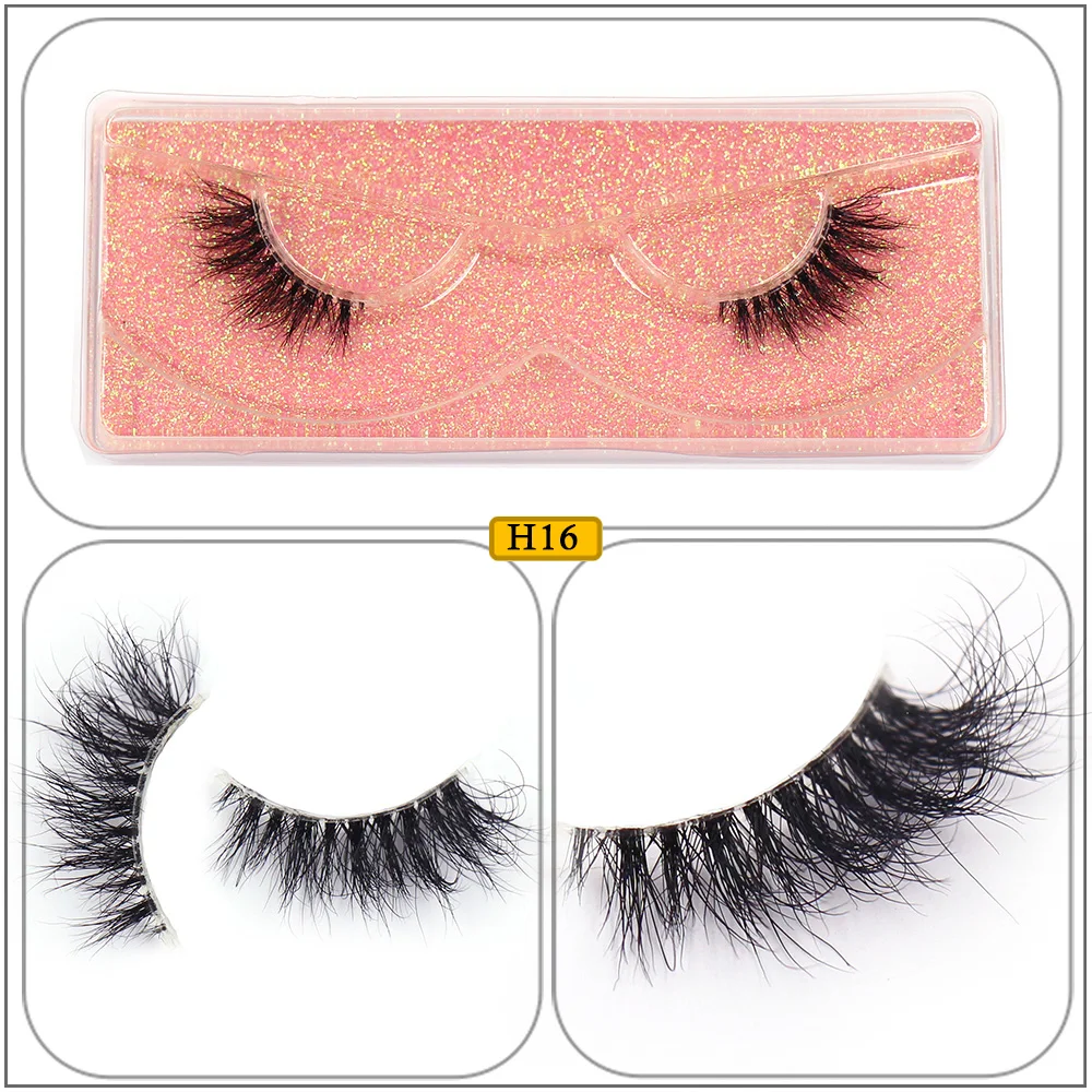 Half Lashes Strip Eyelashes Natural Soft Wispy False Eyelashes Natural Mink Lashes For Daily Makeup Eyelash Extension Fake Lashe
