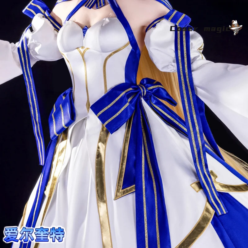 Juego Fate/EXTRA Arcueid Princess V3.0, disfraz de Cosplay, uniforme, fiesta de Carnaval de Halloween, ropa de juego de rol de Navidad