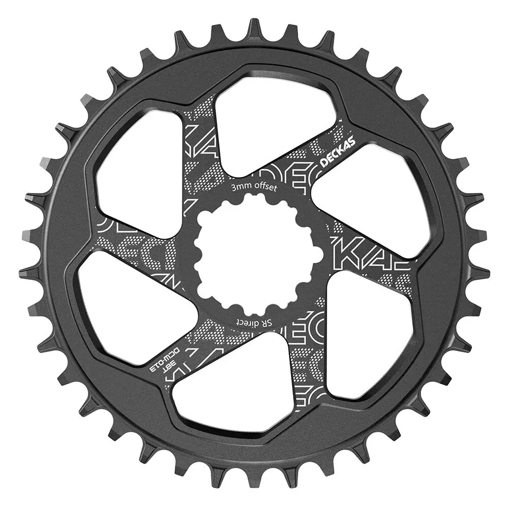 DECKAS ForGXP Bike Chainring 3mm Offset MTB Mountain Cycling 30-38T Narrow Wide Chainwheel ForSram XX1 XO1 X1 GX XO X9