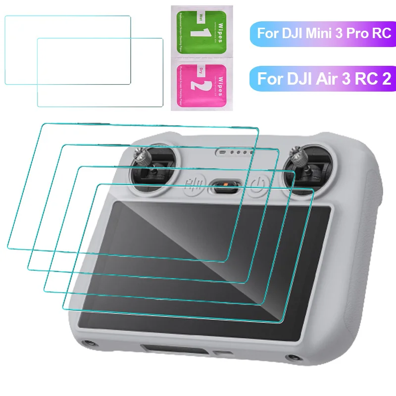 Drone Remote Control Clear Screen Protector For DJI Mini 3 Pro RC/DJI Air 3 RC 2 Accessories Tempered Glass Protective Film