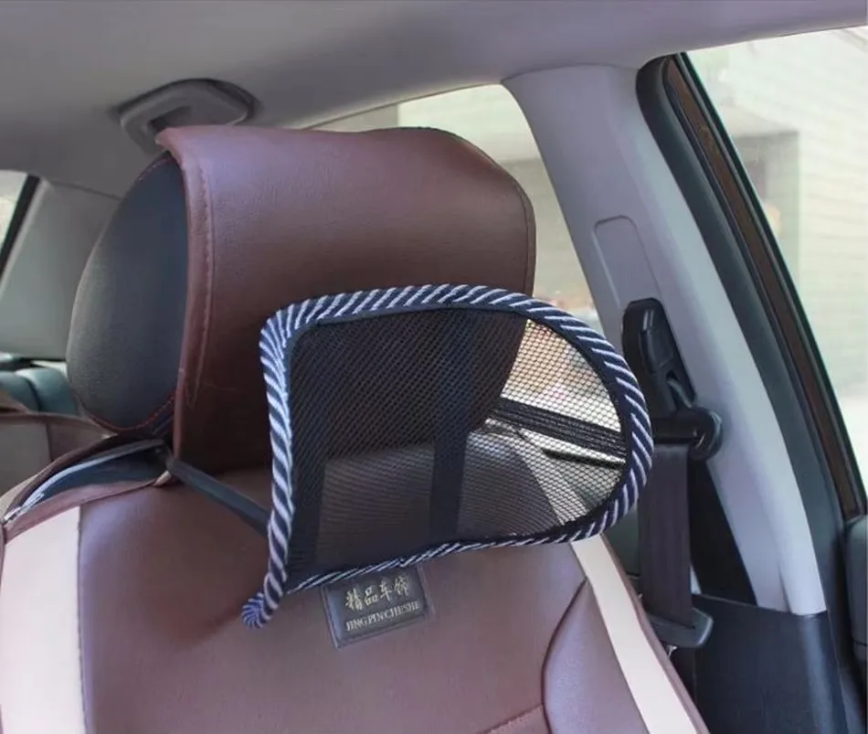 

Car Headrest Neck Pillow Neoprene Mesh Ice Silk Ventilation Breathable Cushion Interior Accessories