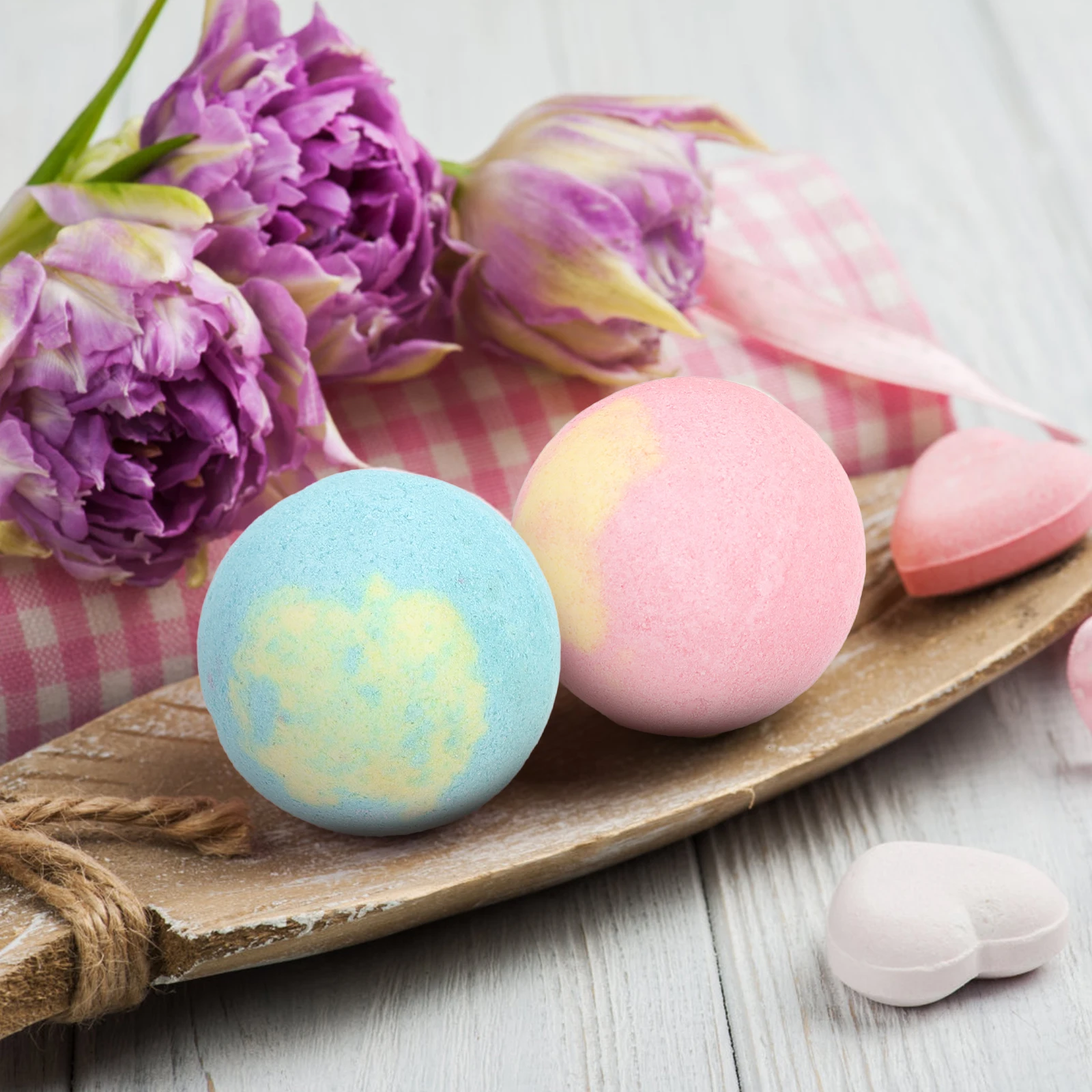 

Набор из 6 шариков для ванн: многофункциональные, удобные, портативные, для ухода за кожей, увлажнения, отбеливания и расслабления.