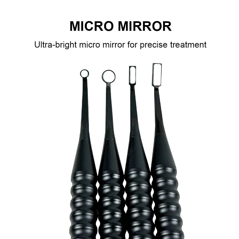 

Dental Micro Mouth Mirror Surface Exam Mirrors Oral Reflector Odontoscope Multifunction Checking Detachable Handle Dentistry