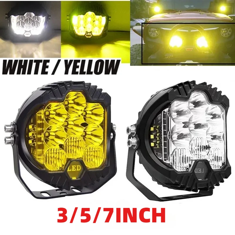 3-5-7-inch-white-yellow-led-headlights-car-light-for-motorcycle-truck-jeep-atv-utv-super-bright-running-light-offroad-work-light
