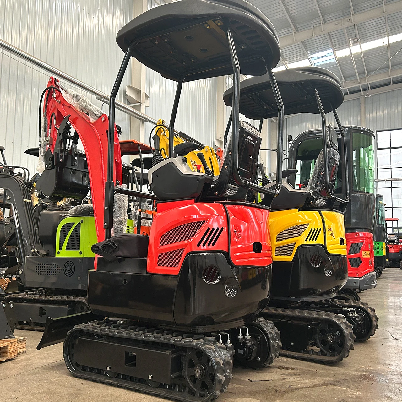 Mini Excavator 1.7 Ton Fast Delivery EPA Engine Crawler Digger Minibagger Farm Use 1.8 Ton 2 TON Small Excav Machine