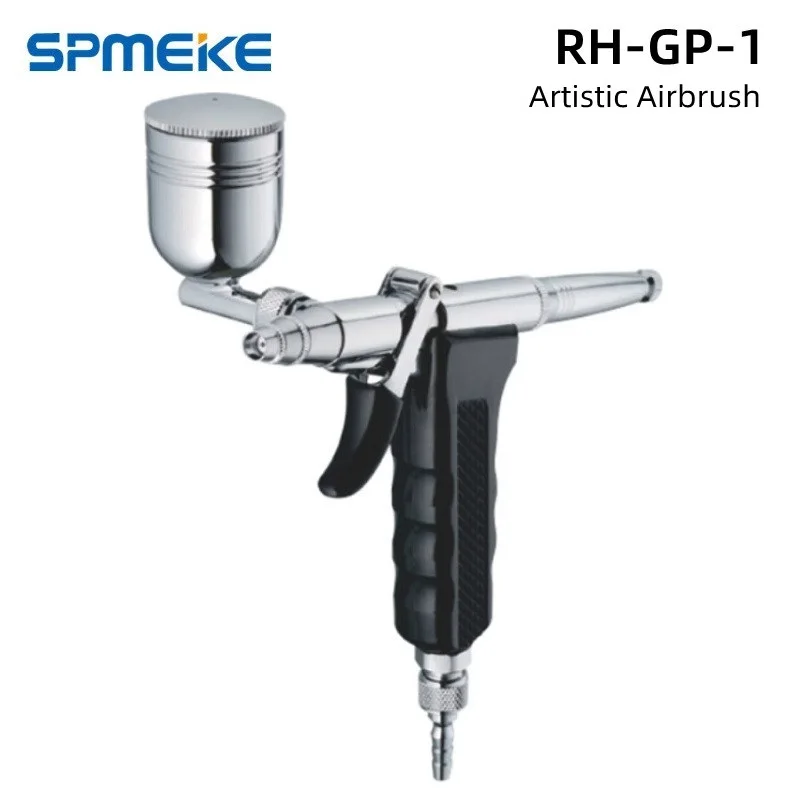 SPMEKE RH-GP-1 Airbrush Set Double-action Trigger Air-paint Control Used for spraying paint of art craft model GP1