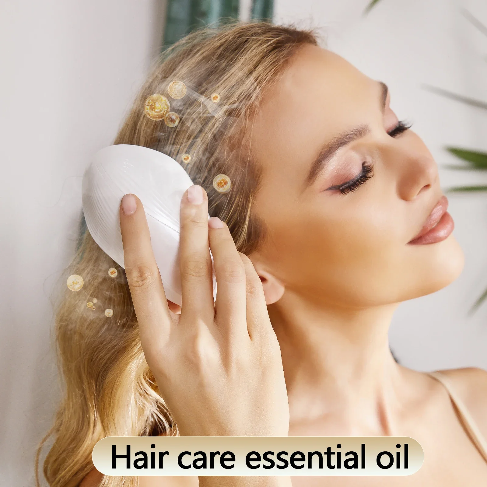 مشط تدليك فروة الرأس الكهربائي بسعر منخفض مادة ABS والكمبيوتر تغذية الزيت العطري التي لا تؤذي الرأس شحن سريع