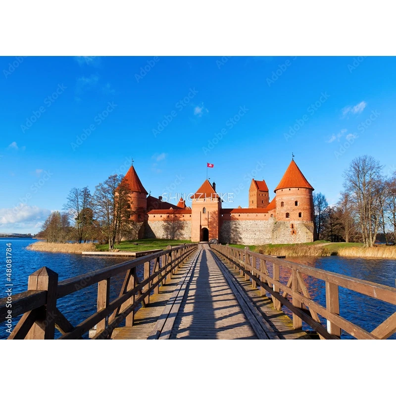 Shuozhike-自然の風景写真の背景、風景、旅行城、写真の背景、スタジオの小道具、cb-01