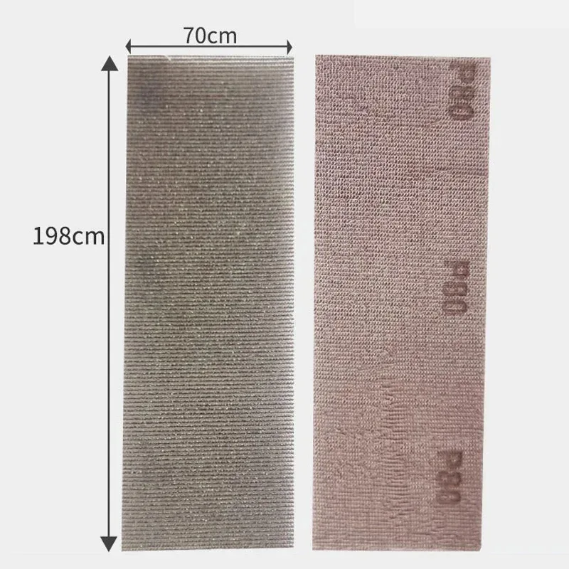 

Mesh Sandpaper 70/198mm For MIRKA Mesh Sand Square Dry Ground Sand Suction Flocking Abrasive Rectangle 80-400Grit 10Pcs