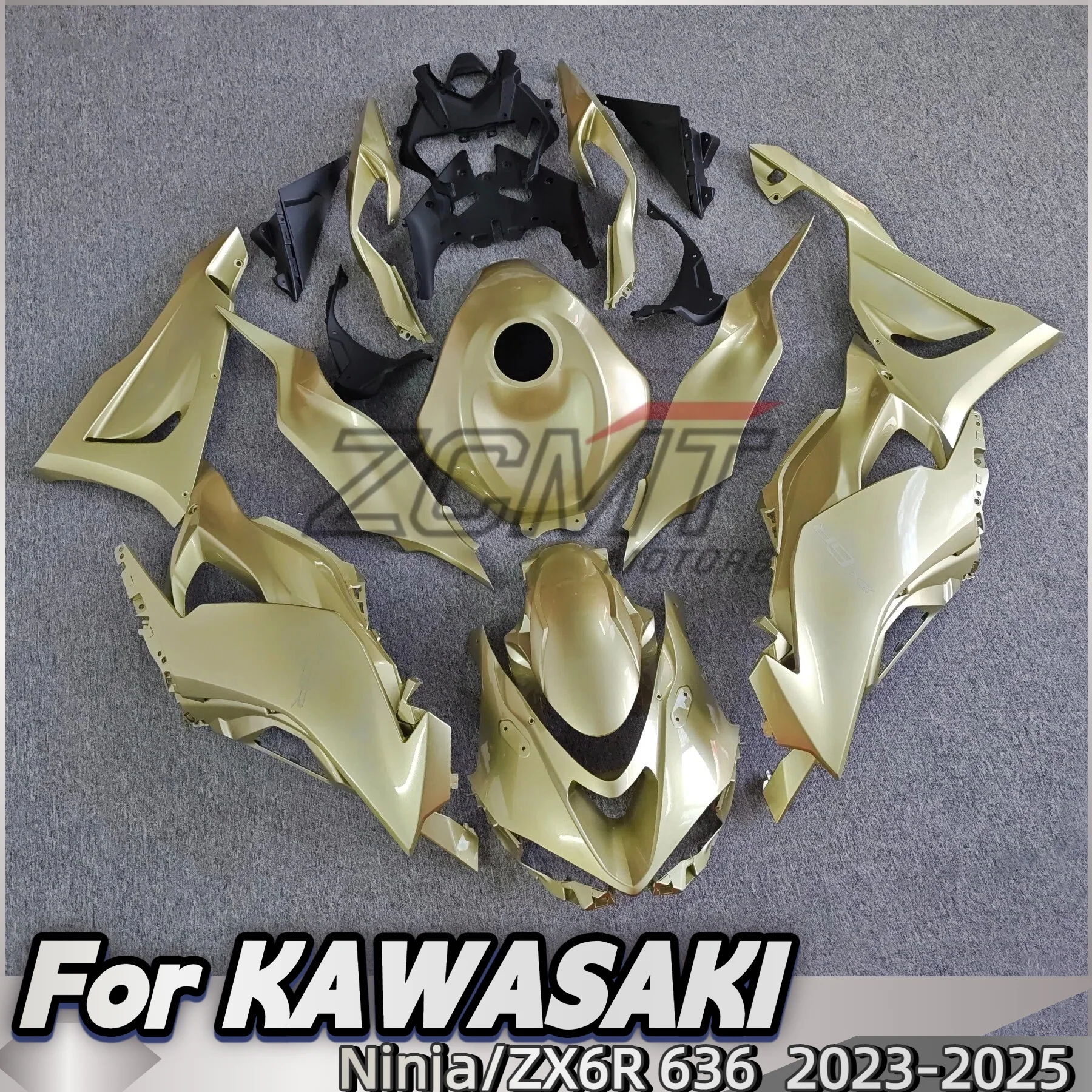

New ABS Motorcycle full Fairing Kit Fit For KAWASAKI ZX-6R ZX6R 636 2023 2024 2025 Custom Fairings Kits Bodywork Shell set
