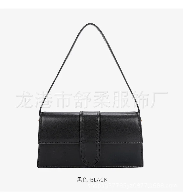 2024 Spring New Vintage Buckle Fashion Women Y2k Underarm Shoulder Bag Commuter Trendy Purses and Handbags Niche Designer Bag