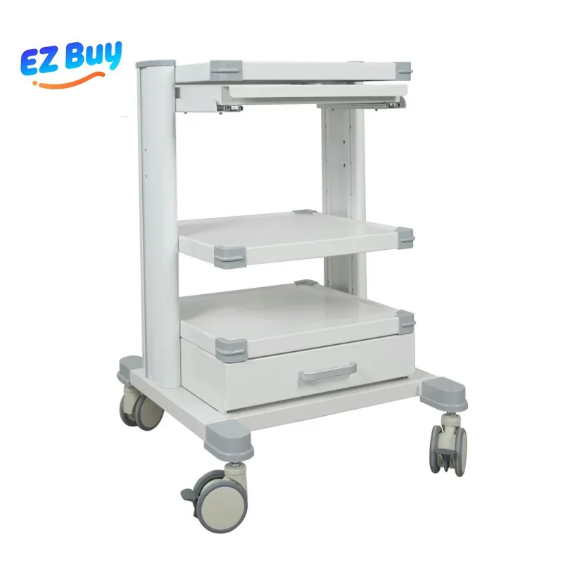 All One Mobile Medical Workstation Hospital Trolley Laptop Cart t Holder s s-Durle Metal Den