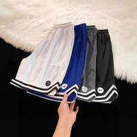 Men's Summer Basketball Sport Shorts Thin Casual Quick Dry Mesh Loose Fit Five Inches Pants Versatile Comfortable Lightweight