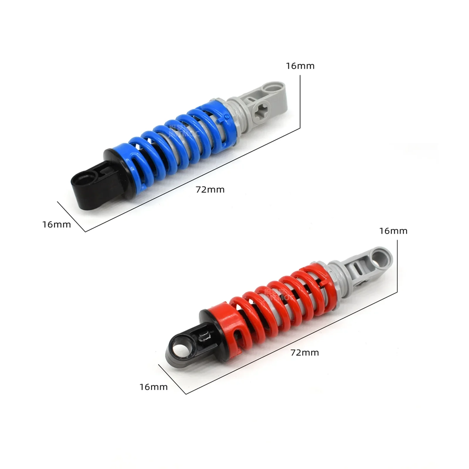 4 unids/set 9L amortiguador de resorte piezas de bloques de construcción técnicos 79717c01 modelo de coche ladrillos MOC accesorios de motocicleta modificados