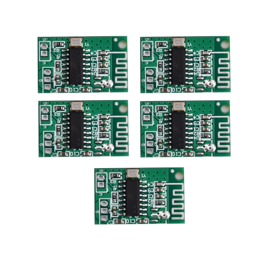 5PCS Bluetooth 5.0 오디오 모듈 5V 3W 모노 출력 Bluetooth 수신기 보드 디지털 오디오 증폭기 모듈 오디오 증폭기 보드