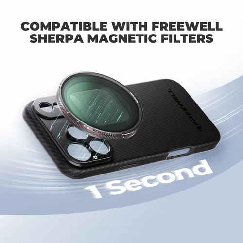 Imagen 2 del producto Freewell-funda para iPhone con montaje de 17mm para iPhone 17/16/15/14/13 Pro & Pro Max, Compatible con filtro de lente fotográfica, accesorio