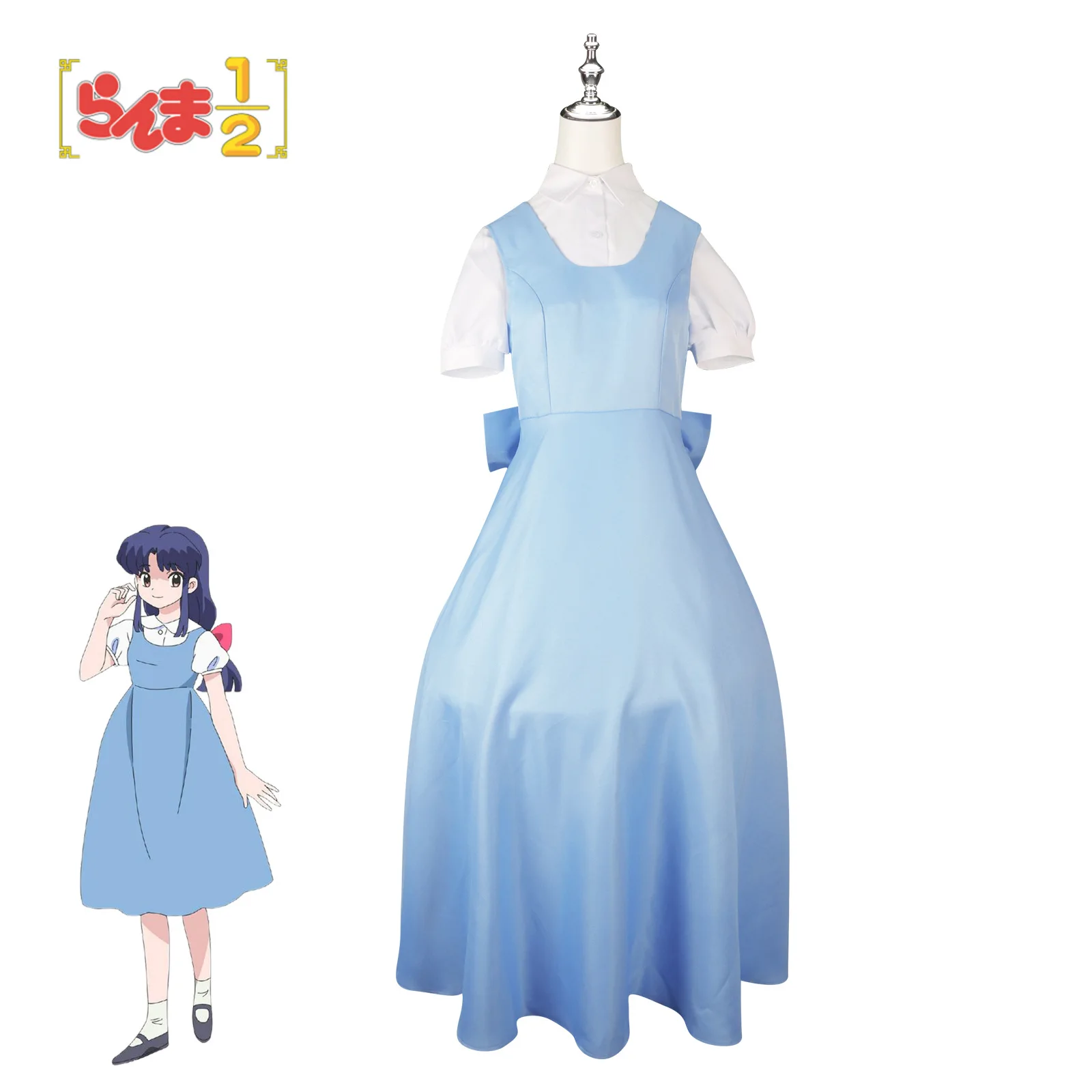 

Anime Ranma 1/2 Akane Tendo Cosplay Costume Dress Furinkan High School Uniform Ranma Saotome Halloween Party