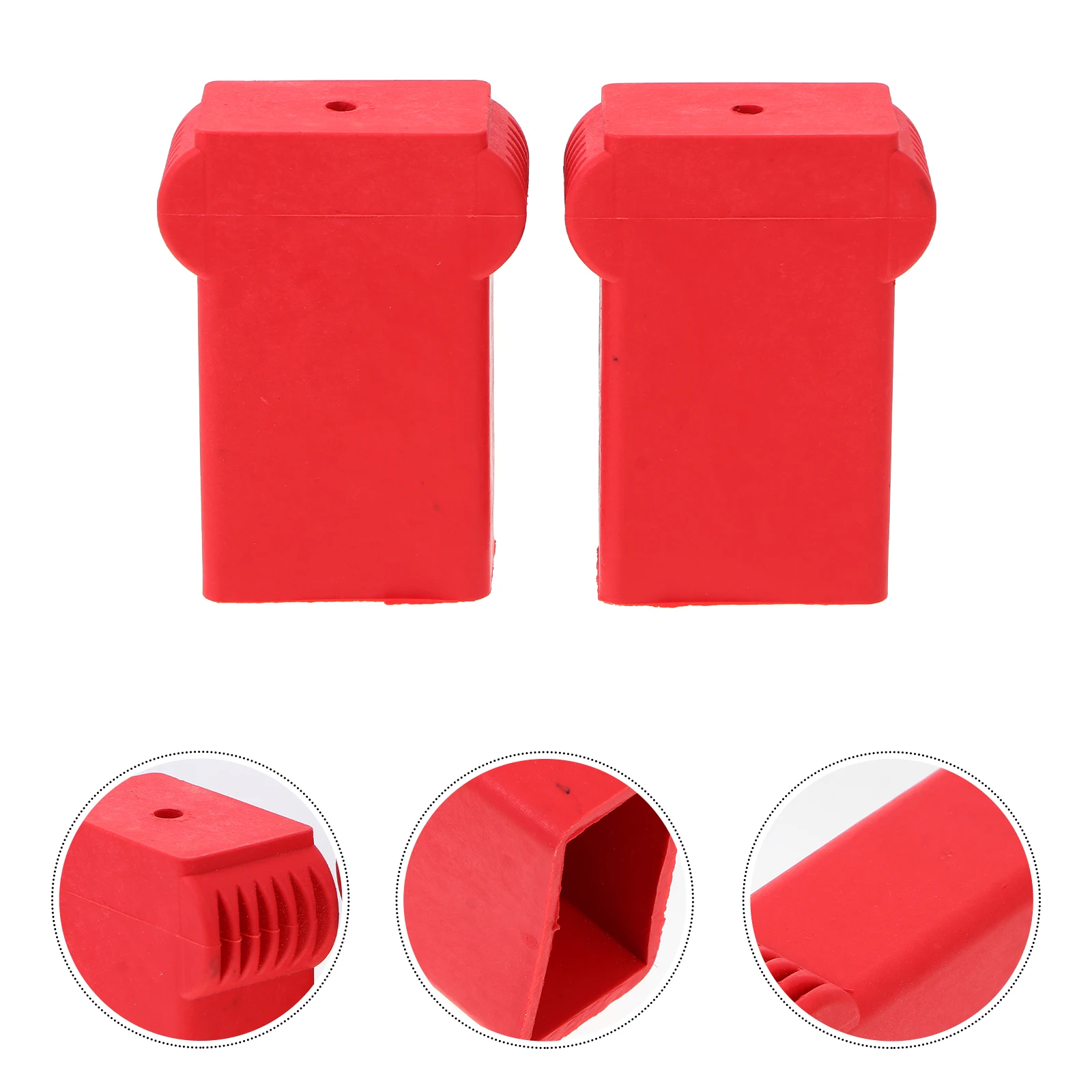 Couvre-pieds d\'échelle en silicone anti-dérapant, 2 pièces, protection, pliant, polymères, meubles