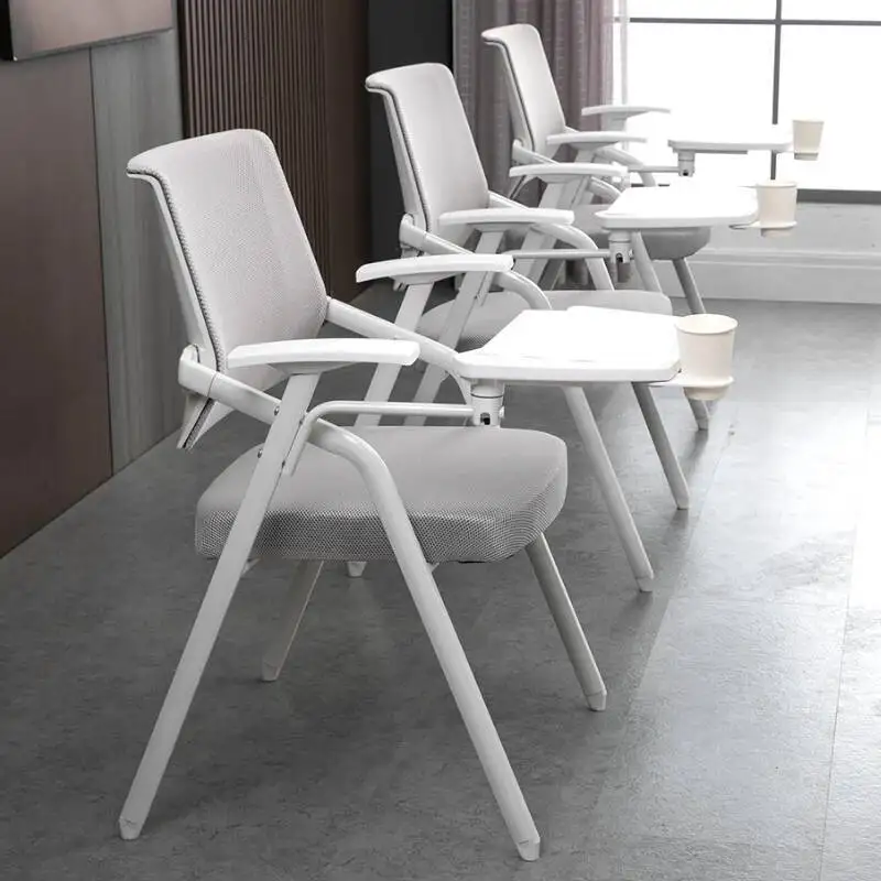 

Office Training Nordic Chairs Style Folding Writing Boards White Conference Office Chairs Staff Office Furniture Sillas FYOC