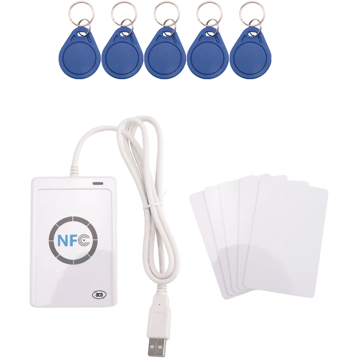 NFC Reader ACR122U USB Contactless Smart IC Card Writer and Reader Smart RFID Copier Duplicator UID Changeable Tag Card
