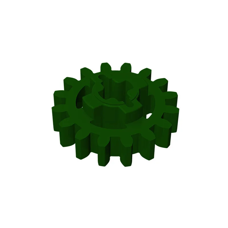 Gobricks 10PCS High-Tech Assemble Particle 94925 16 Tooth Gear Outer Diameter 17.5 Building Blocks Kit Replaceable Part For Kids