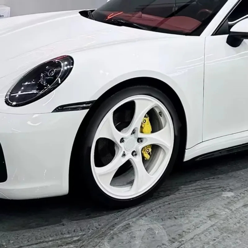 18 19 20 22 24 Inch Gloss White Custom Forged Wheels for Porsche 911 Carrera for Panamera for Macan 718