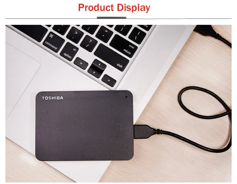 Toshiba A3 Upgrade Black Canvio Base External Hard Drive 500GB 1TB 2TB USB 3.0 Mechanical Disco Rigido Preto for Desktop Laptop