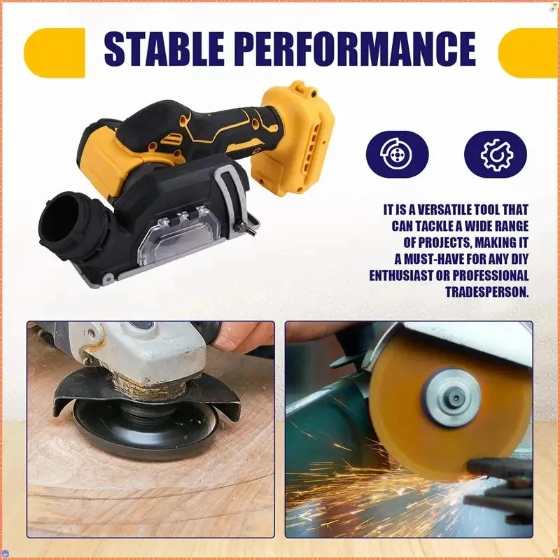 3 Inch Mini Angle Grinder  Cordless Electirc CUT OFF Tool Cutting Circular Saw Power Tool For Dewalt Battery - view 5