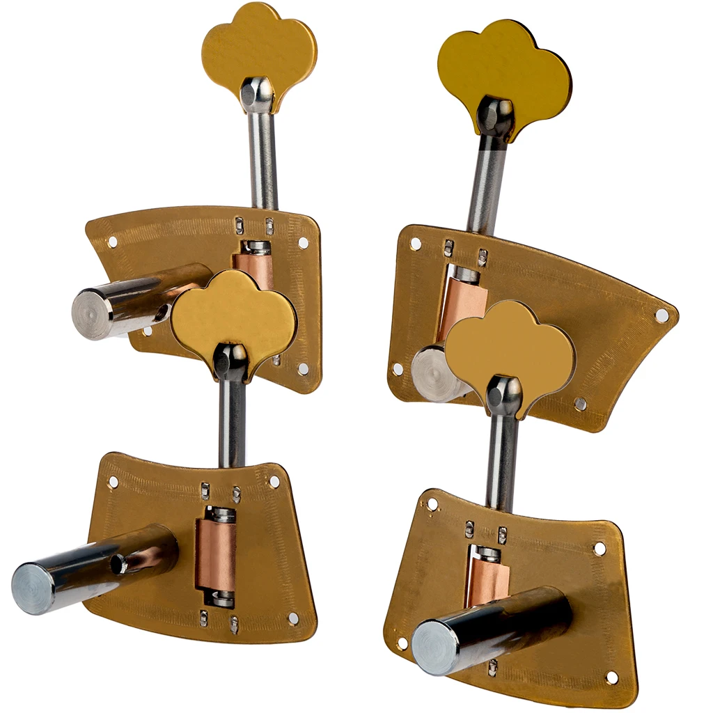 2L2R Upright Double Bass Tuning Pegs Tuners Machine Heads Singer Tuner For 3/4 4/4 Universal Concert